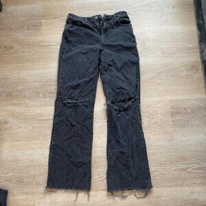 Garage Women's Black and Grey Jeans